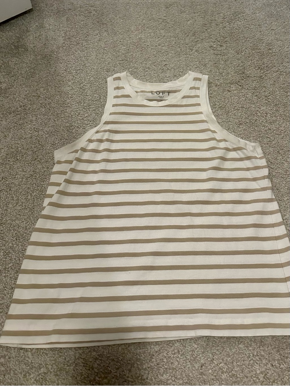 Loft 100% cotton tanks- Set of 3